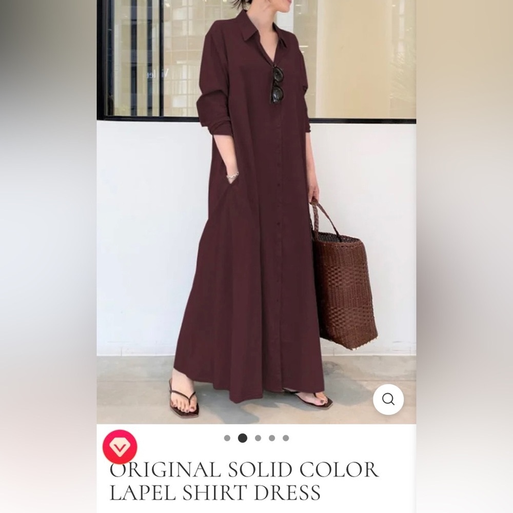 Cute button down Maxi dress